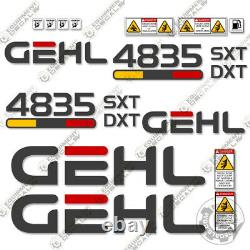 Gehl 4835sxt Decal Kit Décalque-décalque-décalque-décalqueur 4835 Sxt 7 Ans Vinyl