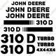 John Deere 310d Kit Decal Stickers Tracto Pelle De Rechange Autocollants 310 D