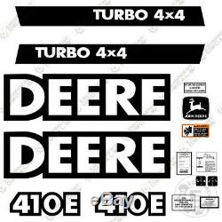 John Deere 410f Decal Kit Décalcomanies Équipement Pelleteuses