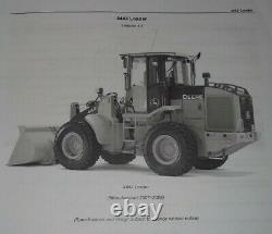 John Deere 444j Roue Loader Parts Manual Book Catalog Pc10027 S/n 611275-up