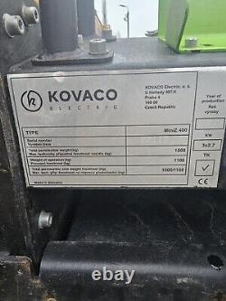 KOVACO Z400 Chargeuse sur Chenilles Électrique, Peu d'Heures