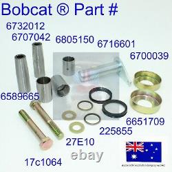 Kit de bague de pivotement pour broche de Bobcat 6732012 6589665 6716601 6805150 763 773 7753 S130