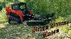 Kubota Svl 75 3 Skid Steer Avec Jenkins Brush Mower