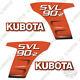 Kubota Svl 90-2 Autocollants Skid Autocollants De Remplacement Steer