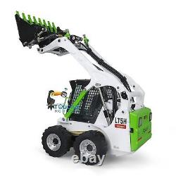 LESU Assemblé 1/14 Chargeuse Hydraulique RC à Roues Métalliques Skid-Steer Aoue LT5H Léger