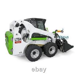 LESU Assemblé 1/14 Chargeuse Hydraulique RC à Roues Métalliques Skid-Steer Aoue LT5H Léger