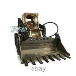 Lesu 1/14 Métal Hydraulique Aoue-lt5 Rc Tracked Skid-steer Loader Diy Model Lights