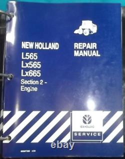 MANUEL DE SERVICE ATELIER DE RÉPARATION OEM NEW HOLLAND L565 Lx565 LX665 CHARGEUR SUR CHAINES