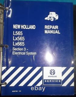 MANUEL DE SERVICE ATELIER DE RÉPARATION OEM NEW HOLLAND L565 Lx565 LX665 CHARGEUR SUR CHAINES