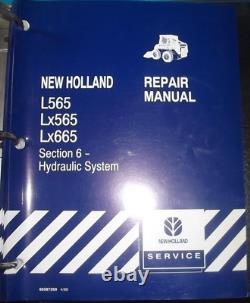 MANUEL DE SERVICE ATELIER DE RÉPARATION OEM NEW HOLLAND L565 Lx565 LX665 CHARGEUR SUR CHAINES