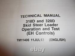 Manuel de réparation technique pour les chargeuses sur pneus John Deere 318d 320d Tm11406