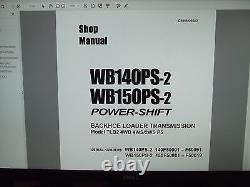 Manuel de service de réparation pour chargeuse sur pneus Komatsu et rétrochargeuse CD