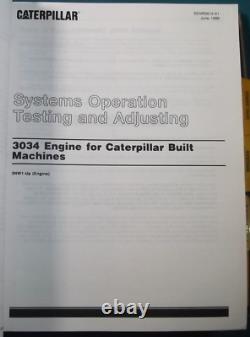 Manuel de service et de réparation pour chargeuse sur pneus Cat Caterpillar 216 226