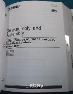 Manuel de service et de réparation pour chargeuses sur pneus Cat Caterpillar 246c 256c 262c 262c2 272c