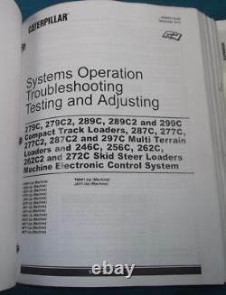 Manuel de service et de réparation pour chargeuses sur pneus Cat Caterpillar 246c 256c 262c 262c2 272c