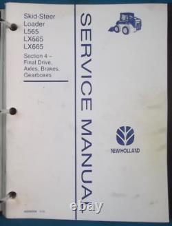 NOUVEAU HOLLAND L565 Lx565 LX665 SKID STEER SERVICE SHOP REPAIR MANUAL BOOK OEM