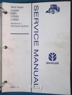 NOUVEAU HOLLAND L565 Lx565 LX665 SKID STEER SERVICE SHOP REPAIR MANUAL BOOK OEM