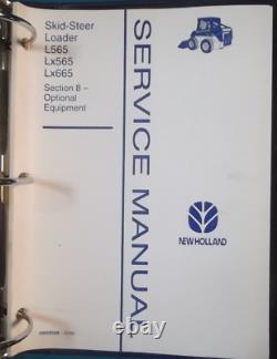 NOUVEAU HOLLAND L565 Lx565 LX665 SKID STEER SERVICE SHOP REPAIR MANUAL BOOK OEM