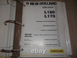New Holland L160 L170 Skid Steer Service Loader Service Shop Repair Workshop Book Manual