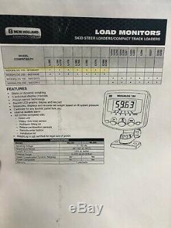 New Holland Weighlog 100 Pour Skid Steer / Ctl Échelle Kit # 87026357