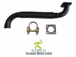 Nouveau Kumar Bros Bobcat Exhaust Muffler Pipe Withgasket & Clamp 643 645 743 1600