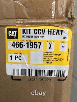 Nouveau kit de chauffage CCV Cat OEM authentique 466-1957 pour chargeuse compacte Skid Steer 272d 297d 299d Xhp