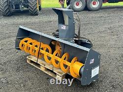 Nouveau souffleur de neige hydraulique Stanley de 2,1 m monté sur skidsteer / épandeur / Bobcat / JCB