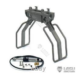 Pince à foin en métal pour LESU 1/14 Aoue LT5 LT5H Skid Steer RC Hydraulic Loader DIY