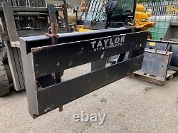 Plaque d'adaptateur Taylor Skidsteer vers Euro INCL TVA