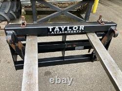 Plaque d'adaptateur Taylor Skidsteer vers Euro INCL TVA