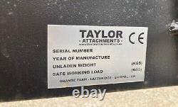 Plaque d'adaptateur Taylor Skidsteer vers Euro INCL TVA