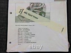 Real Case 465 Skid Steer Uni Loader Tractor Parts Manual Catalogue Scellé Minty