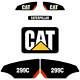 Set Autocollant Cat Caterpillar Chargeurs Compacts Decal Kit Chargeur 299c Ou 262c