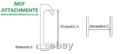 Supports de chargeur à boulonner en 2 pièces pour Bobcat Skidsteer Gehl Mustang Jcb Robot Manitou