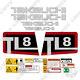 Takeuchi Tl 8 Skid Steer Decal Kit Équipement Autocollants Tl8 Tl8