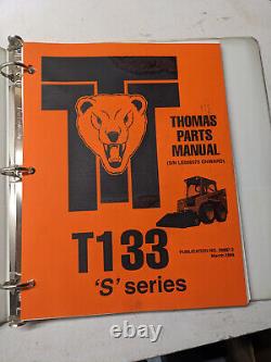 Thomas Skid Steer Loader Liste Des Pièces Livre Manuel T133 S Series 1996