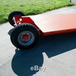 Tracteur Surbaissée £ 3995 + Pelle Tva Skid Steer Plat Ridelles Remorque 6 Tonnes